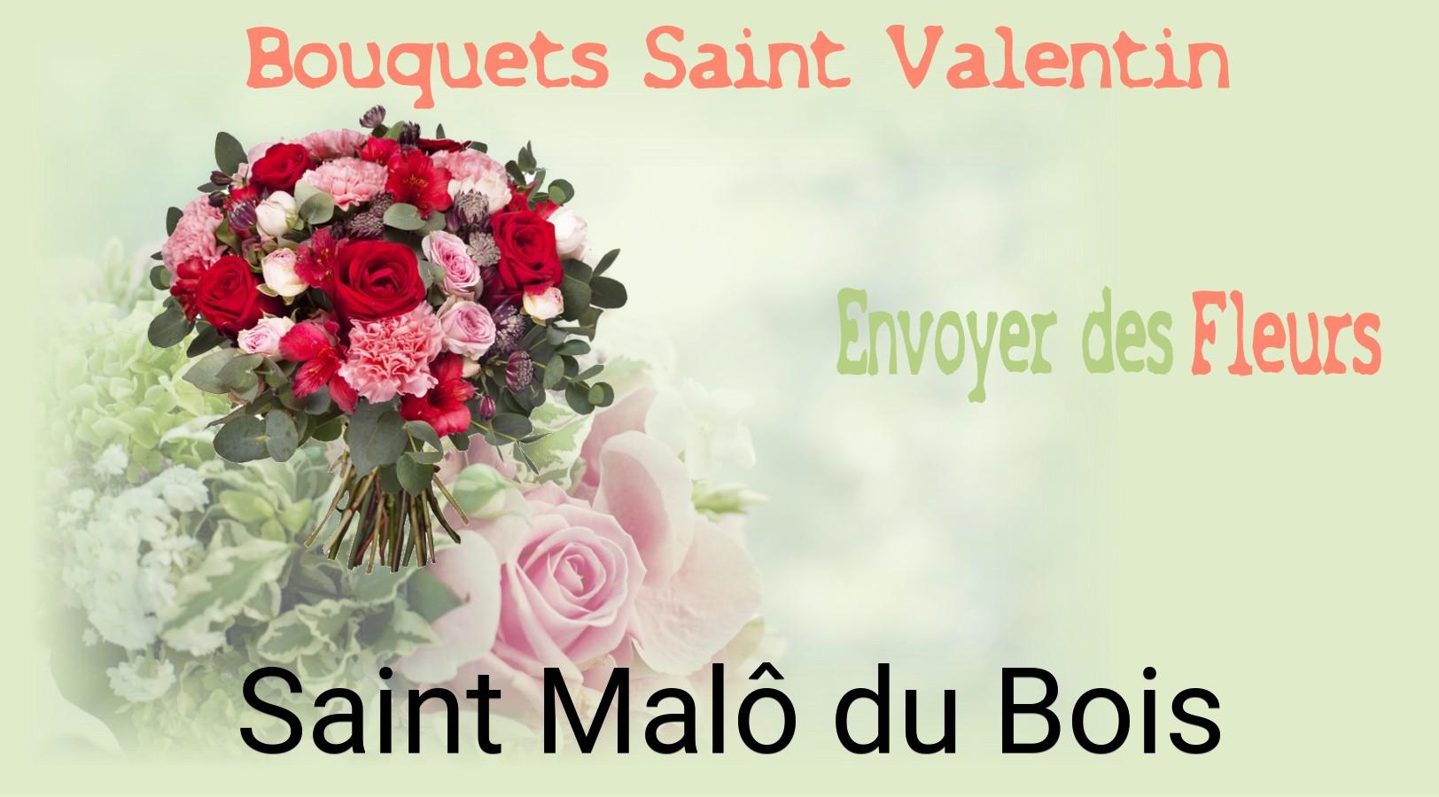 Roses de Saint-Valentin livrées à Saint-Malô-du-Bois